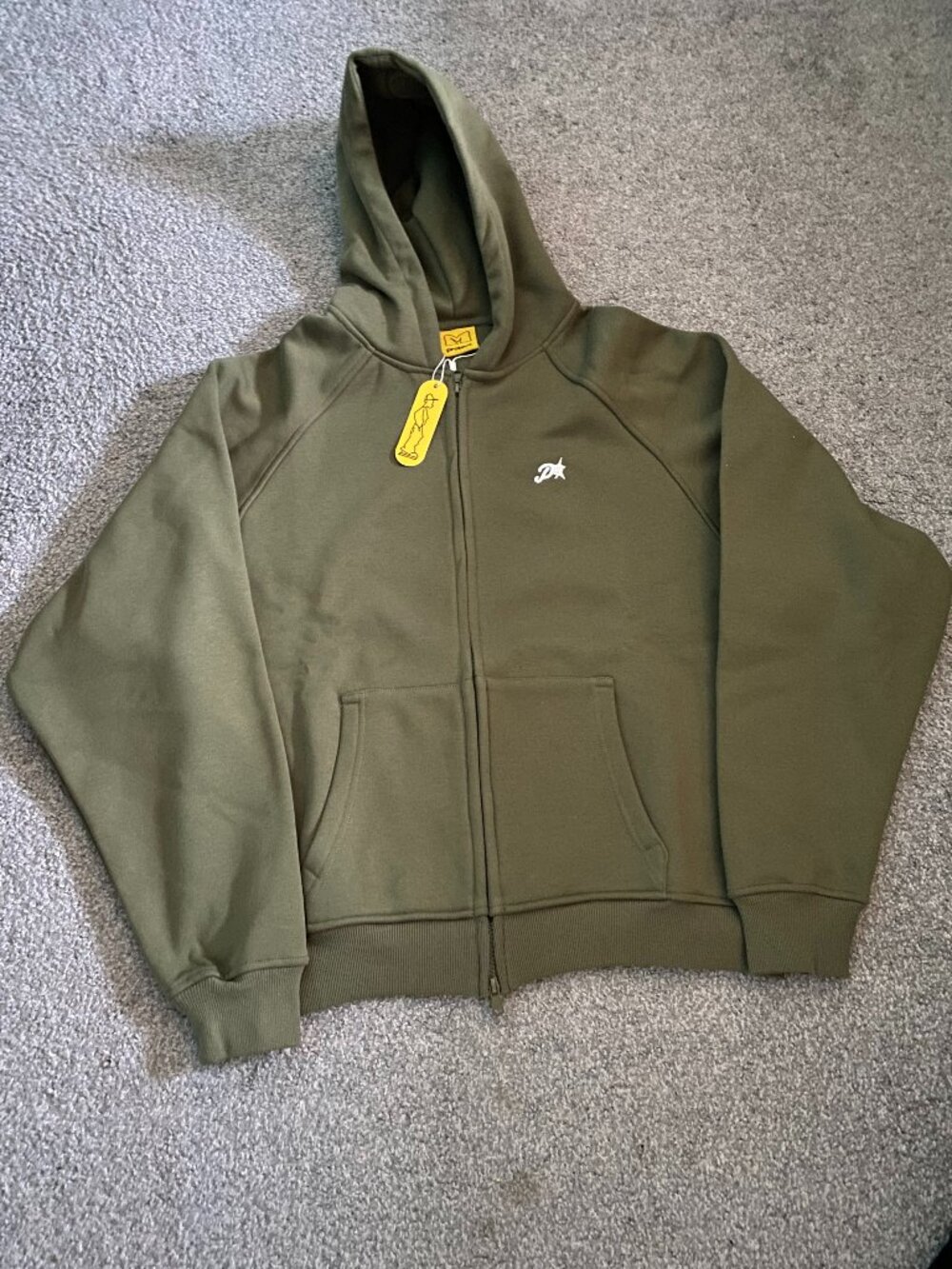 PROCTECTLDN OLIVE DAY2DAY ZIP-UP HOODIE